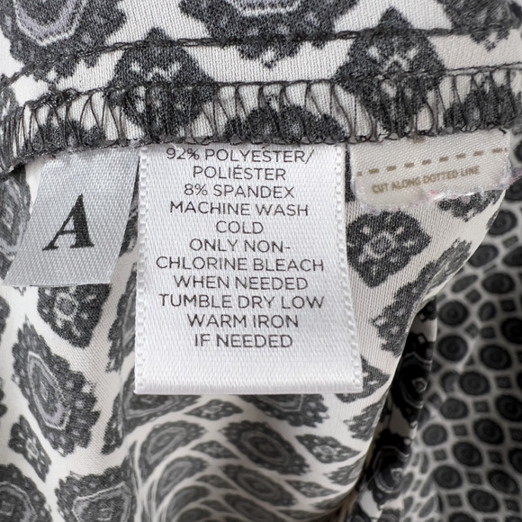 Ann Taylor Loft Dress Geometric Floral Retro Size XS - Picture 5 of 5